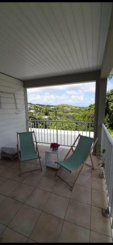 Charmant Haut de Villa Avec Piscine Partagee