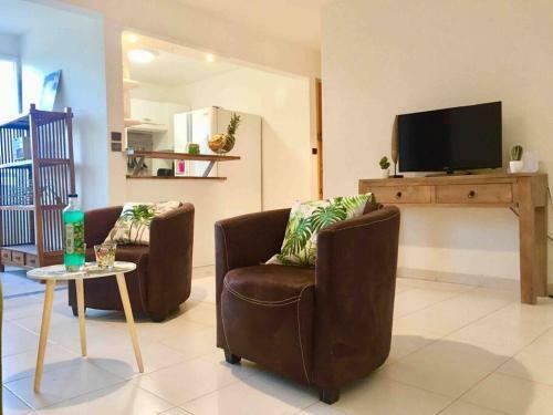 Apartamento Le Hamo - Tropical : T2 Piscine Proche Plage