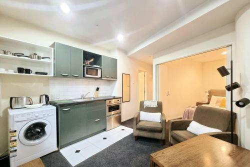 Apartamento Bright & Cozy 1br - Full Kitchen - Laundry & Wifi
