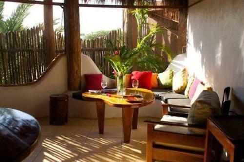 Apartamento Casa Azul. Casa Estilo Maya En El Centro de Bacalar