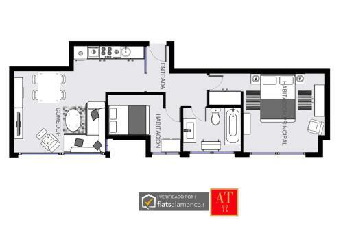 Apartamento Homyat Atico Prior, Plaza Mayor