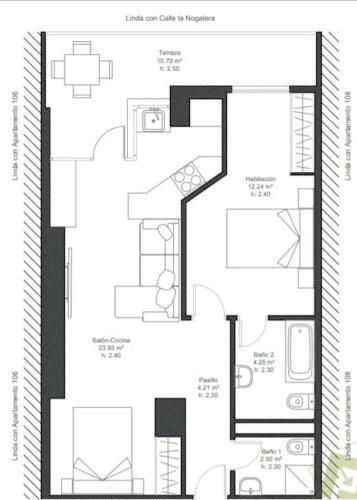 Central 2 Bedroom Apartment In La Nogalera