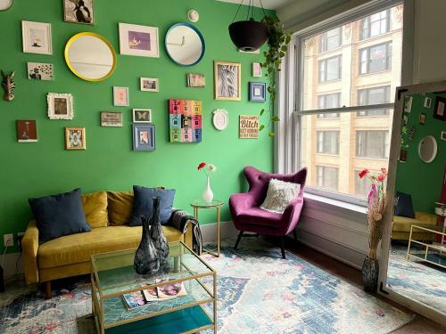 Apartamento Colorful Downtown La Spacious Bohemian Loft