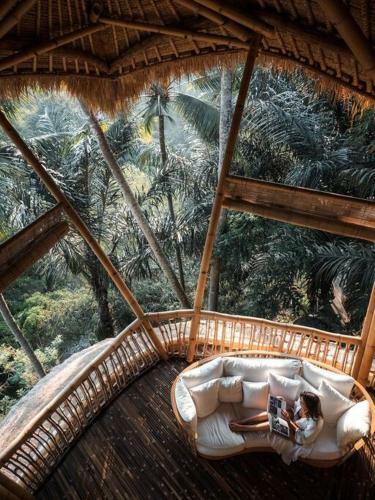 Villa Tower House - 4 Bds Eco Bamboo House, River View