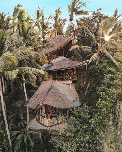 Villa Ananda House 3bds Eco Bamboo House Pool River View