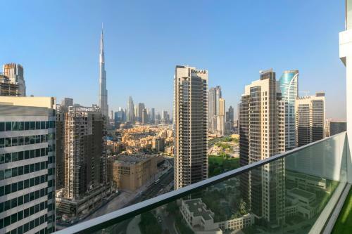 Apartamento Dhh - Burj Khalifa View, Studio In Marquise Square