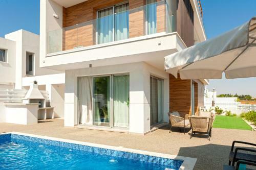 Pearly Sands Villa 3 Bdrm With Big Pvt Pool In Protaras