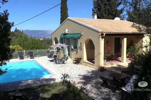 Gastouri Villa Pascalia With Pool And Views