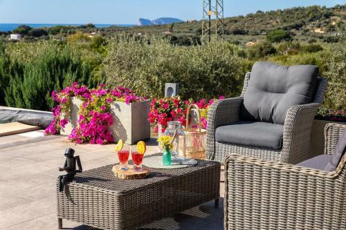 Villa Luxury Sunshine Alghero Con Piscina Vista Mare