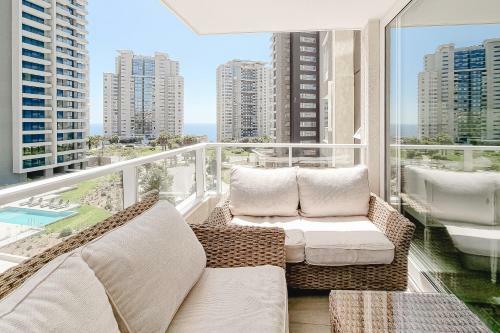 Apartamento Depto Full Terraza En Costa De Montemar