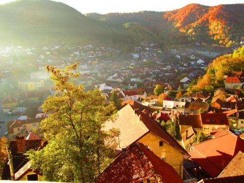 Hostal Vila Paul Best Paronamic View Over Medieval Historical Centre Brasov