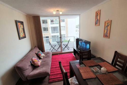 Apartamento C�modo Departamento A Pasos De La Playa