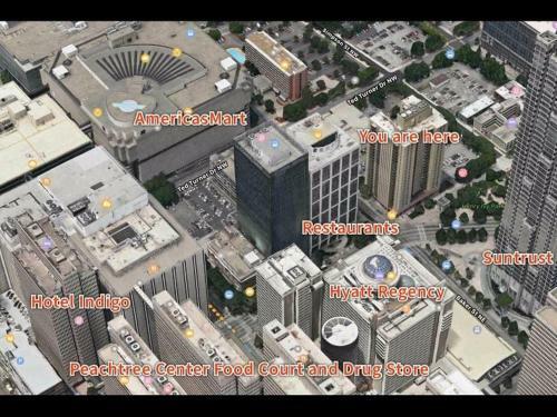 Modern 1 Bed 1 Bath In Downtown Atlanta Sleeps 4