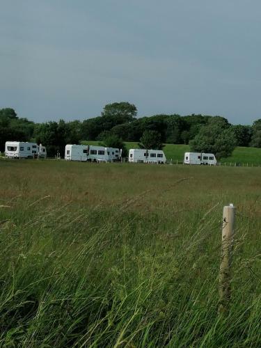 Mietwohnwagen Auf Dem Campingplatz Westerkoog Bei B�sum