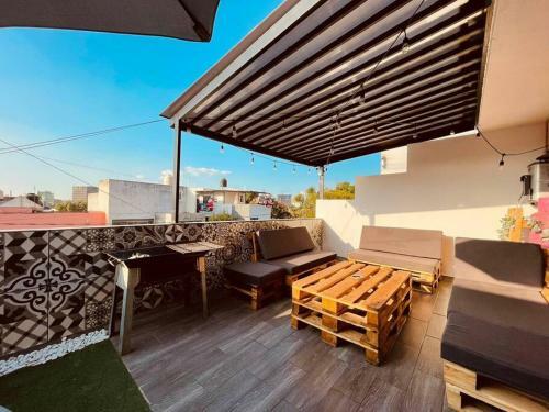 Apartamento Loft Con Amplia Terraza Midtown/providencia