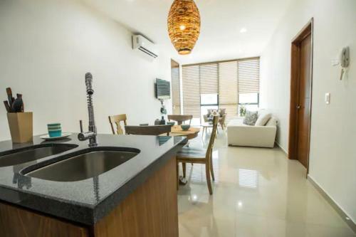 Apartamento Amplio Departamento Modern Boho Cerca De La Playa