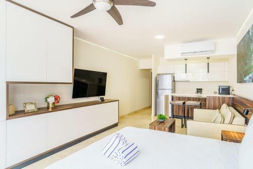 Apartamento New Chic Studio Space With Jungle Roof Pool & Lounge