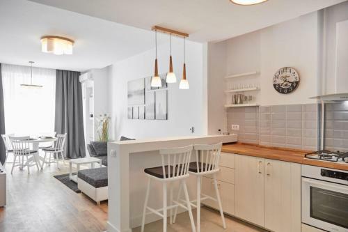 Apartamento Black & White Lofts Onix Blue Mamaia