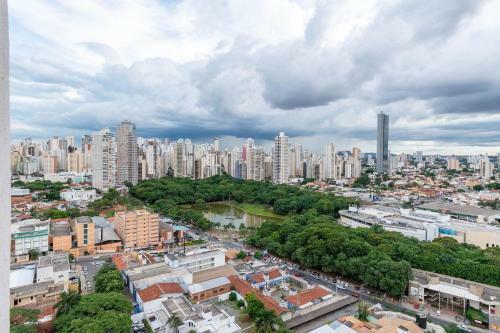 Apartamento Wb2105 Lindo Studio Com Vista Para O Parque Vaca Brava