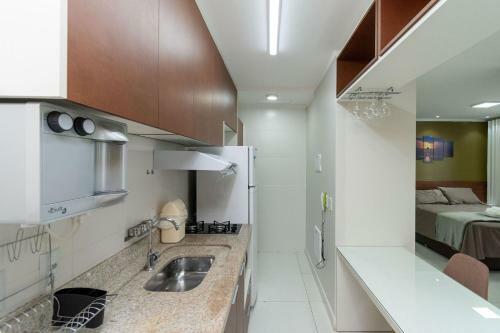 Apartamento Wb2105 Lindo Studio Com Vista Para O Parque Vaca Brava