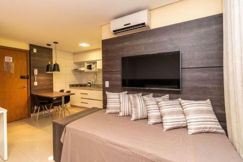 Apartamento Th1607 Flat Moderno E Aconchegante, Setor Bueno