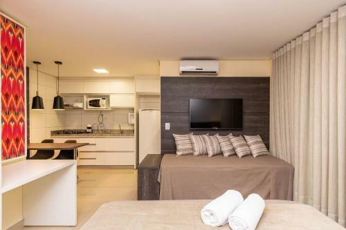 Apartamento Th1607 Flat Moderno E Aconchegante, Setor Bueno