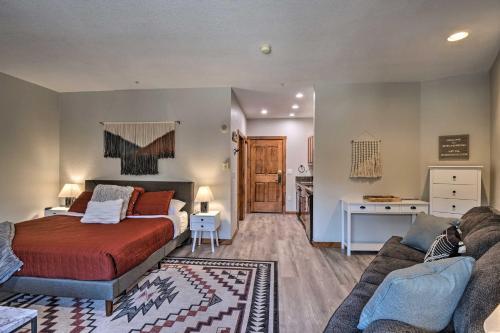 Apartamento Ski-in And Ski-out Studio - Walk To Downtown Main St!