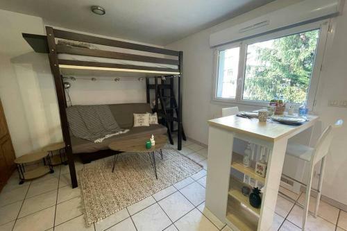 Apartamento Superbe Studio Gen�ve Tout �quip� Douane De Moillesulaz