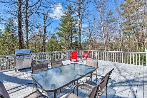 Wooded Waterfront Grantham Home Less Than 10 Mi To Ski!