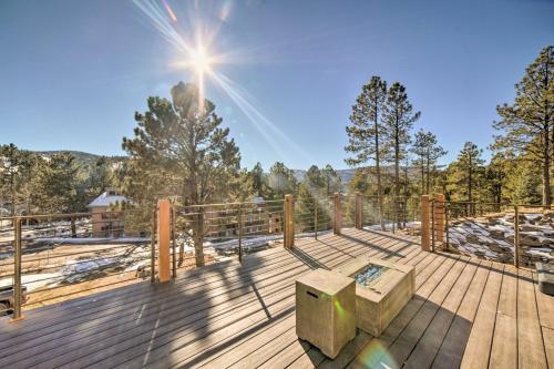 Contemporary Skiers Chalet With Mountain Views