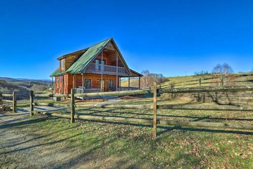 Sparta Cabin With Panoramic View, Wood Interior