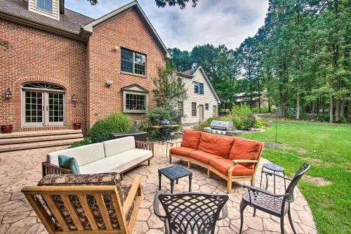 Extravagant Atglen Manor With Private 60 Acre Land!