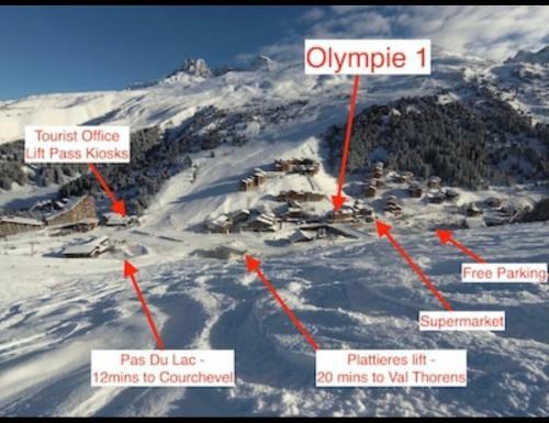 Apartamento Studio Cabine Avec Emplacement De Choix � Meribel Mottaret