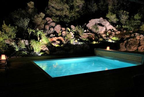 Villa-piscine-climatisation-bbq-proche Plage de Palombaggia