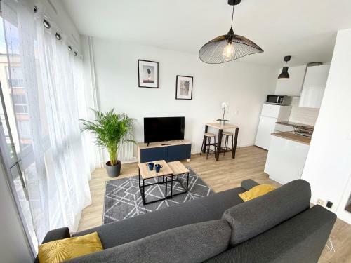 Apartamento L'industriel Chic, 2 Pieces Avec Vu Imprenable Sur Rouen