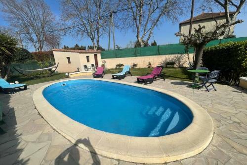 Rez-de-chauss�e Privatif - Alpilles - Piscine