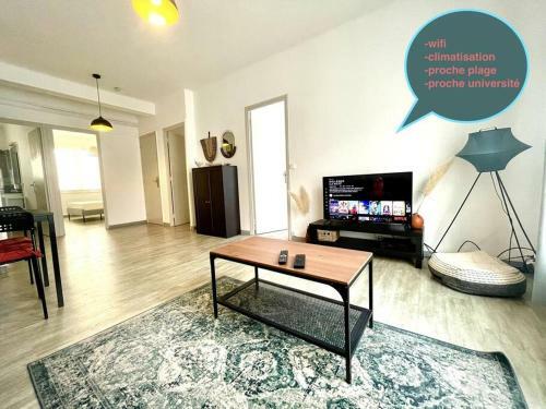 Apartamento Proche Plage / Universites / Lumineux / Clim