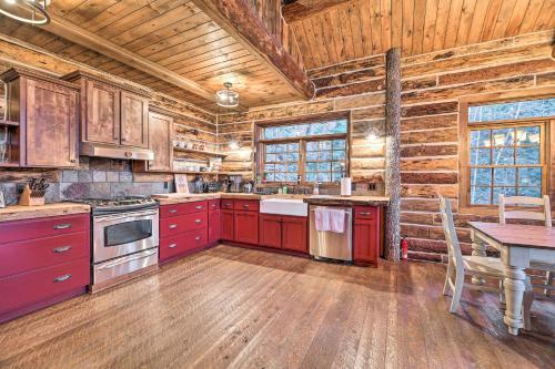 Rustic Greer Cabin With Mountain Views!
