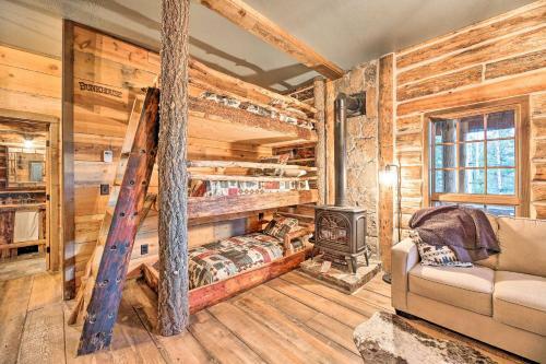 Rustic Greer Cabin With Mountain Views!