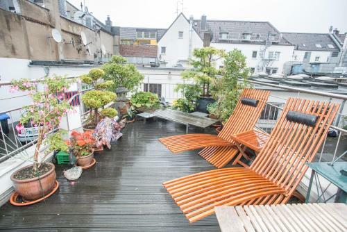 Bed & Breakfast Apartement Mit Dachterrasse