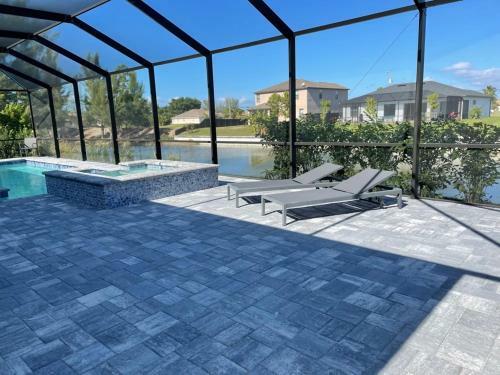 Villa Skyline Cape Coral, Private Heated Pool And Spa