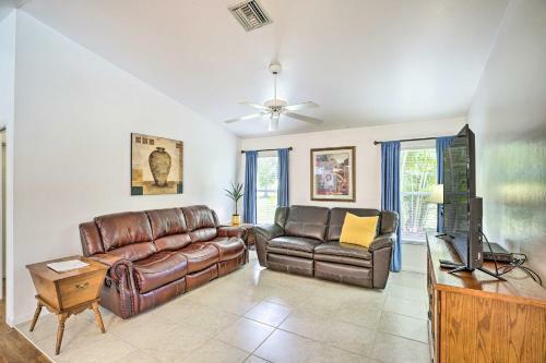 Breezy Cape Coral Oasis, Covered Lanai And Bbq