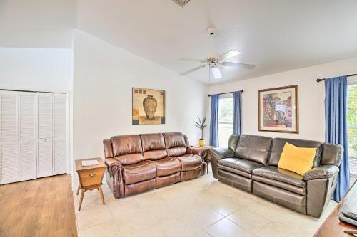 Breezy Cape Coral Oasis, Covered Lanai And Bbq