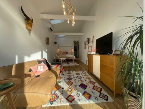 Apartamento Grand Studio Avec Terrasse, Wifi, Netflix Et V�los