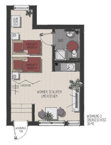 Apartamento Ferienwohnungen Legienstra�e