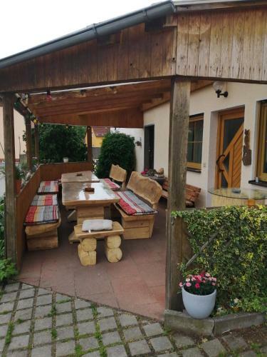 Sch�ferwagen Auf Dem Ferienhof Stark