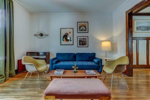 Luxe Mid-century Styled Historic Townhouse #1