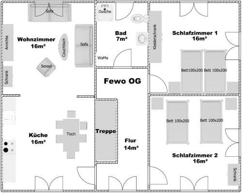 Apartamento Ferienwohnung Landliebe