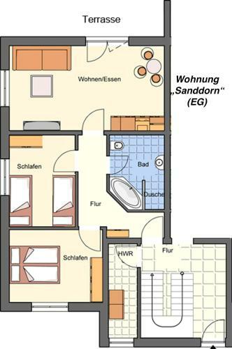 Apartamento D�nenkieker Ferienwohnung
