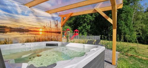 Ferienhaus Mit Whirlpool Und Sup Am Plauer See